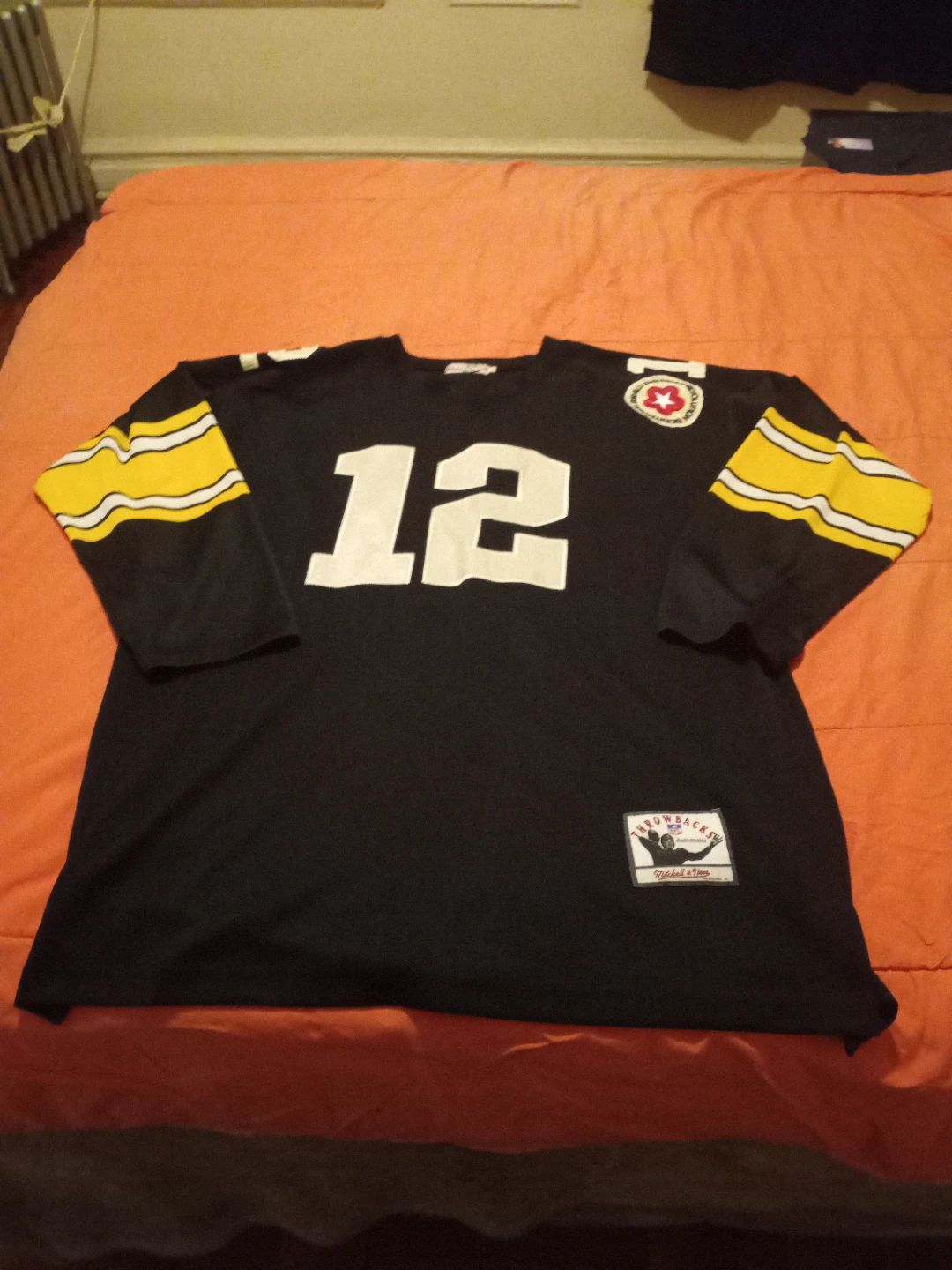 Mitchell & Ness Terry Bradshaw Pittsburgh Steelers #12 Jersey - photo 2
