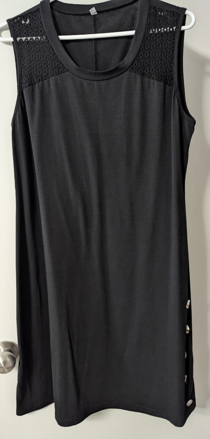 Black Sleeveless Dress size XL