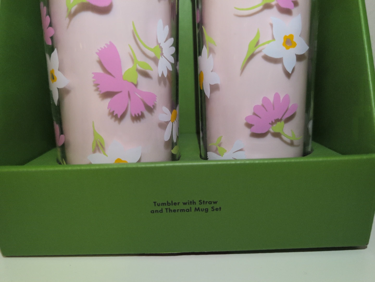 Kate Spade floral tumbler and thermal mug - photo 2