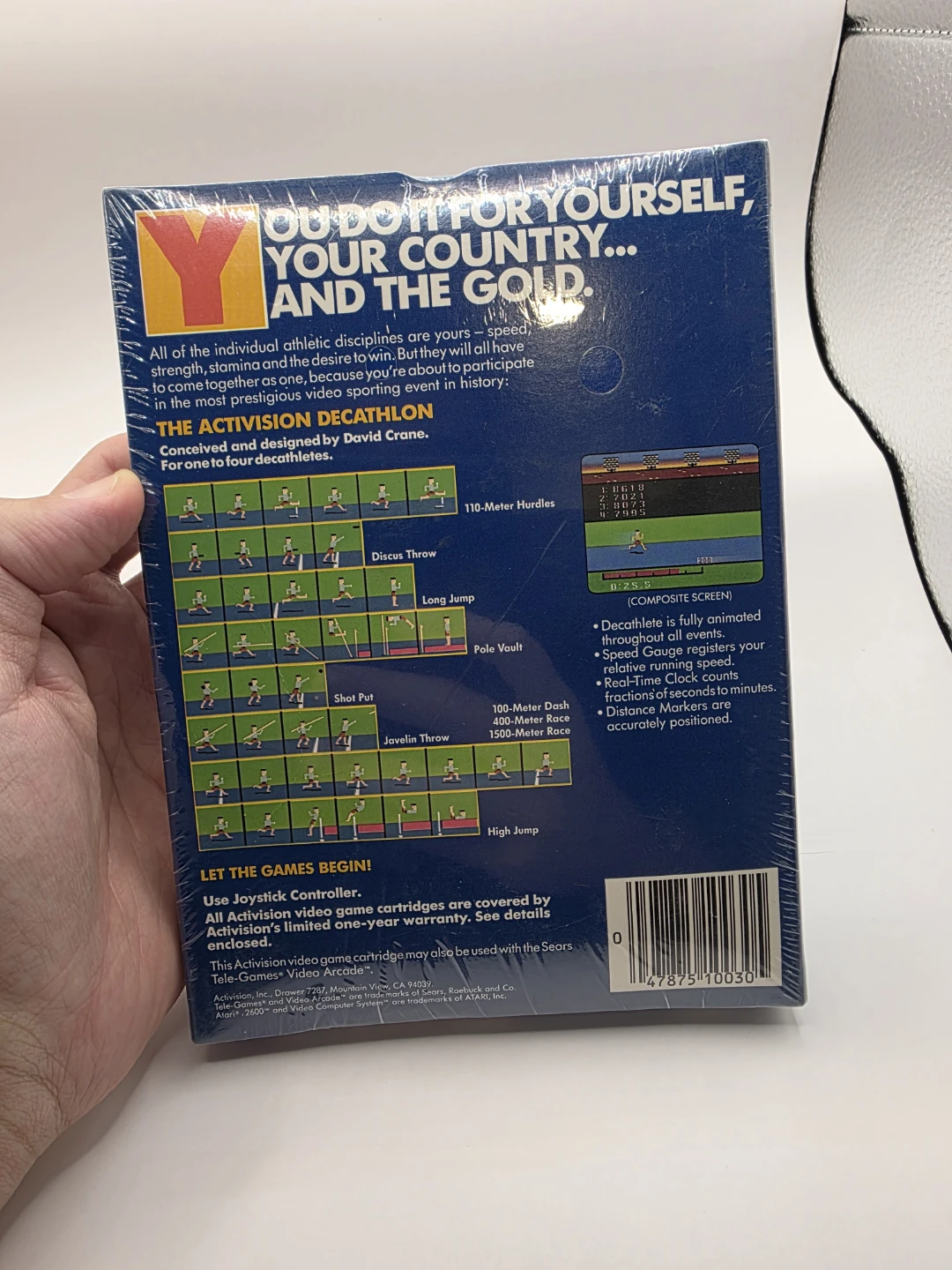 Atari 2600 The (Activision) DECATHLON factory sealed - photo 2