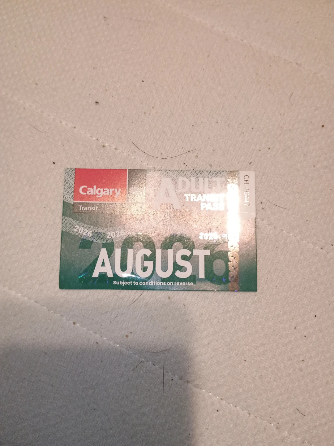 August yyc bus pass