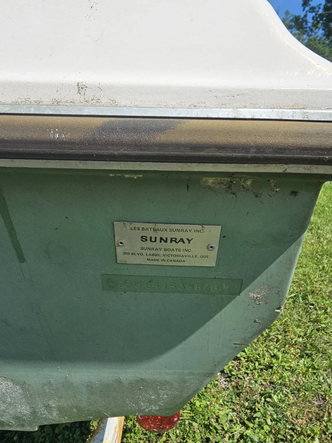 Sunray 40hp Johnson Outboard Motor Boat - photo 4