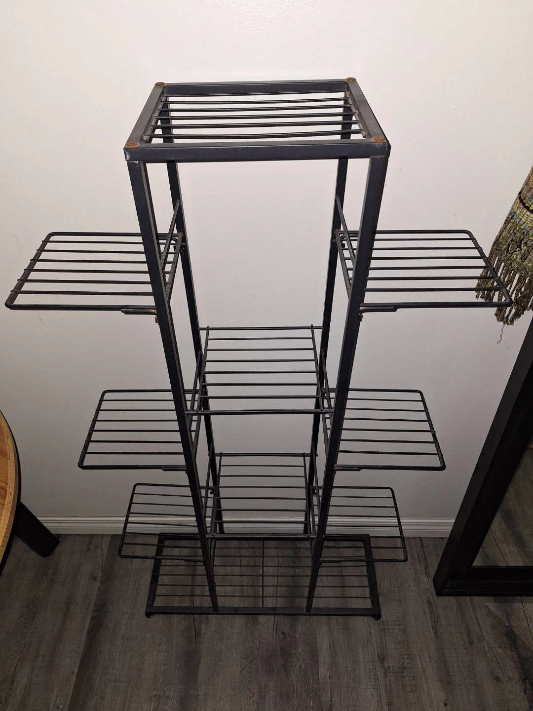 Multi-Tier Black Metal Plant Stand - photo 2