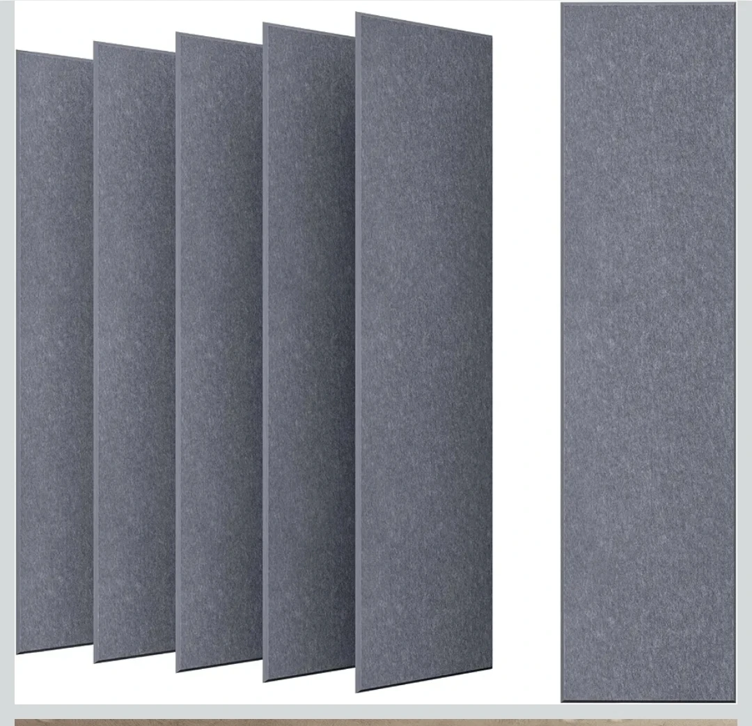 DrKlang Acoustic Panels - African Grey - 47.2" x 11.8" (6 Pack)