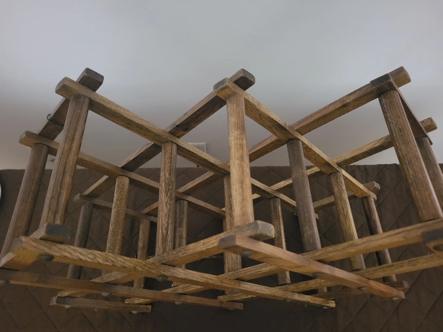 Wooden Folding Wine Rack