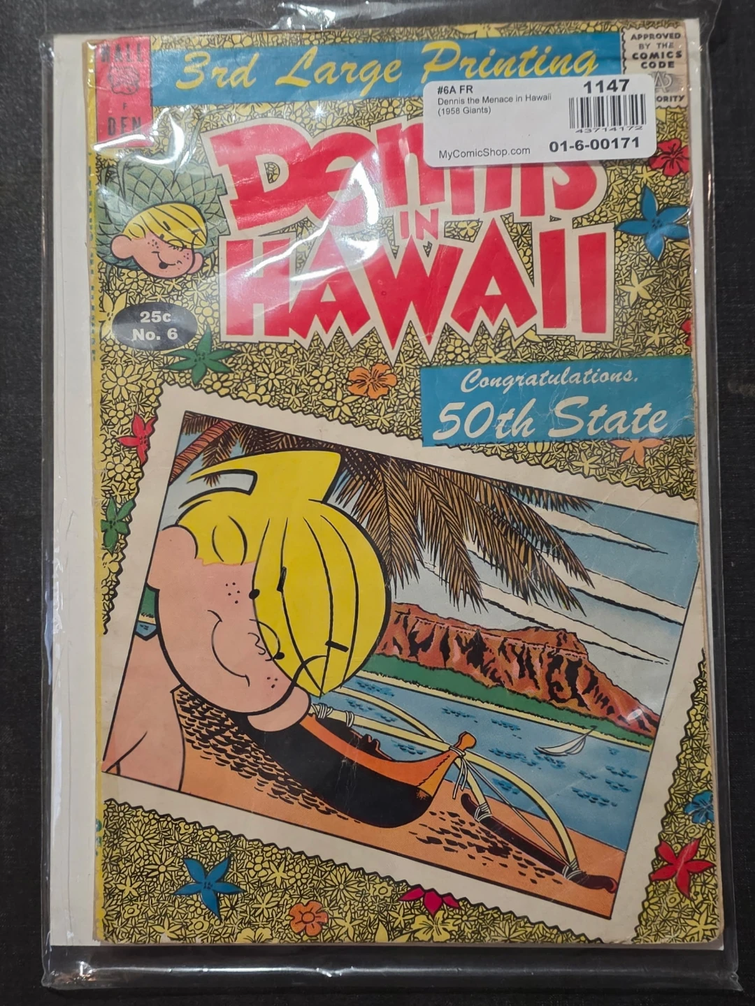 Dennis the Menace in Hawaii Comic Book x3 - photo 3
