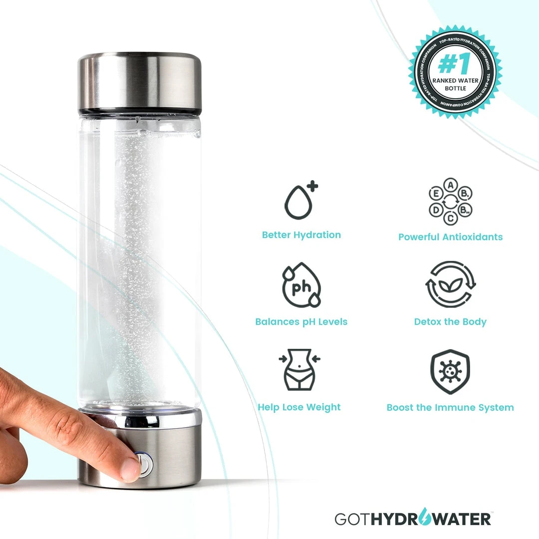 GOTHYDRWATER Hydrogen Water Bottle - photo 3