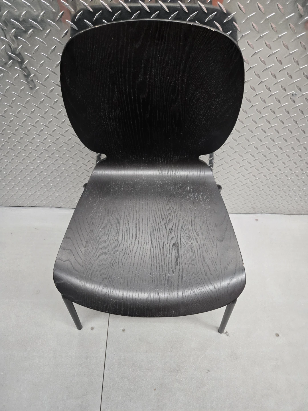 IKEA SVENBERTIL Curved Black Wood Accent Dining Chair - photo 5
