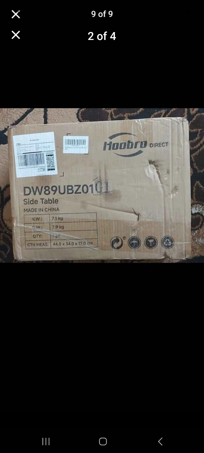 HOOBRO Nightstand DW89UBZ01G1 White - photo 3