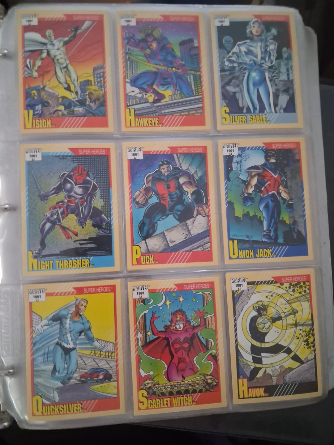1991 Marvel Super Heroes & Villains Trading Card Collection - photo 2