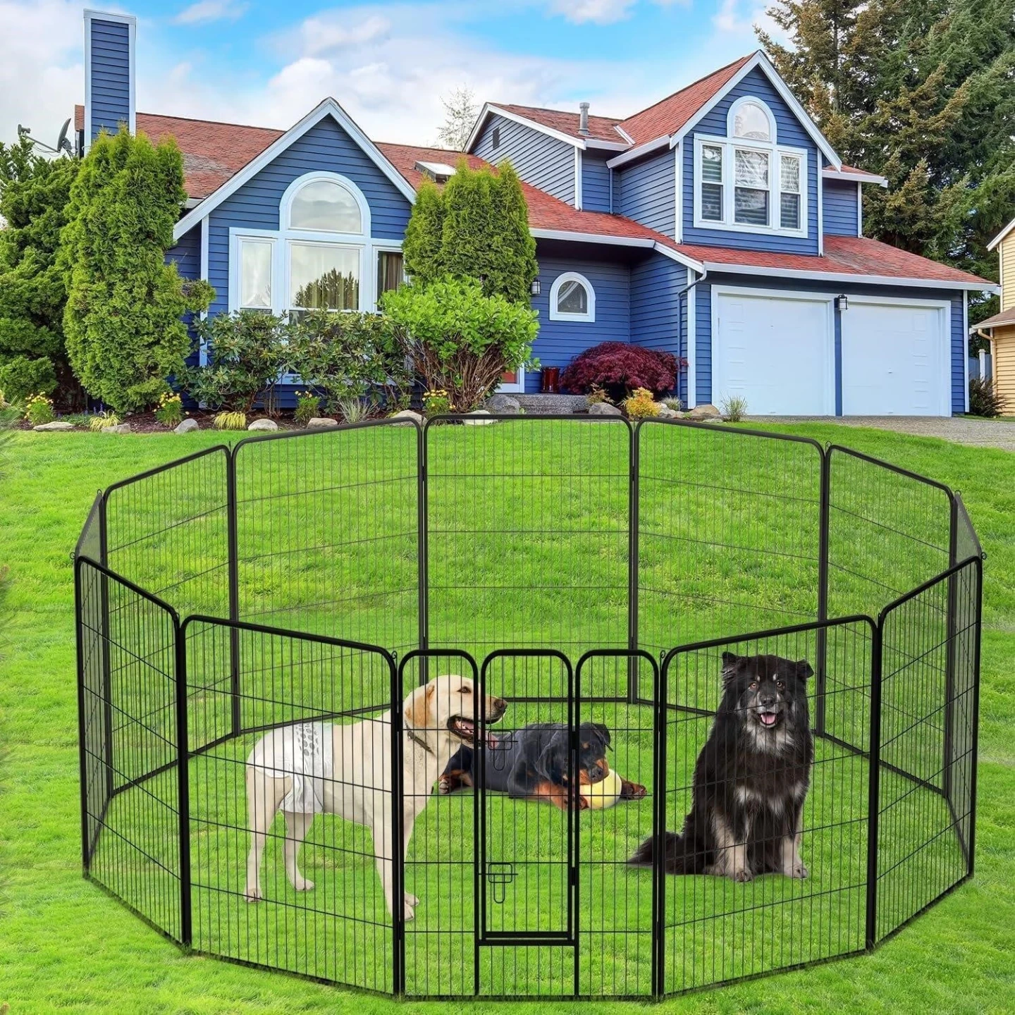 12 pannels Pet Playpen Fence for Dogs