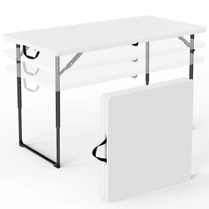 White Folding Table - 48" x 24"