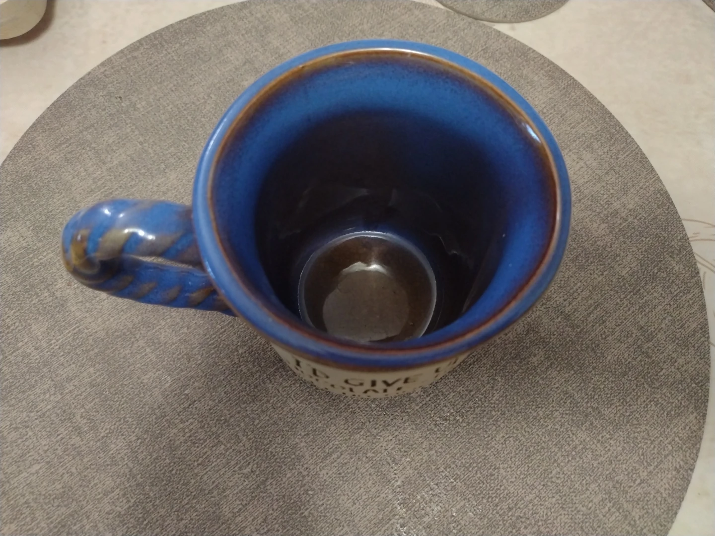 Blue Ceramic Mug - photo 2