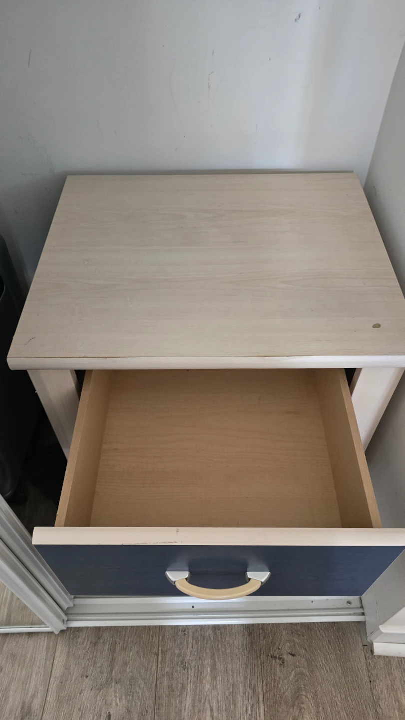 Wooden 2-Drawer Side Table - photo 2