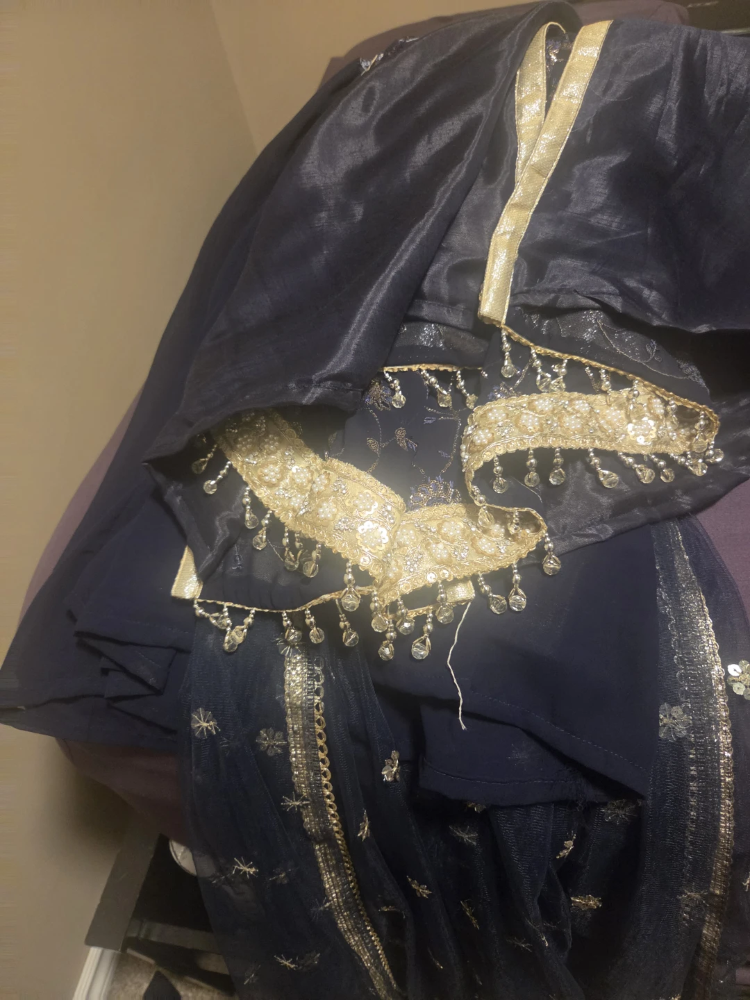 Selling my used navy blue sharara