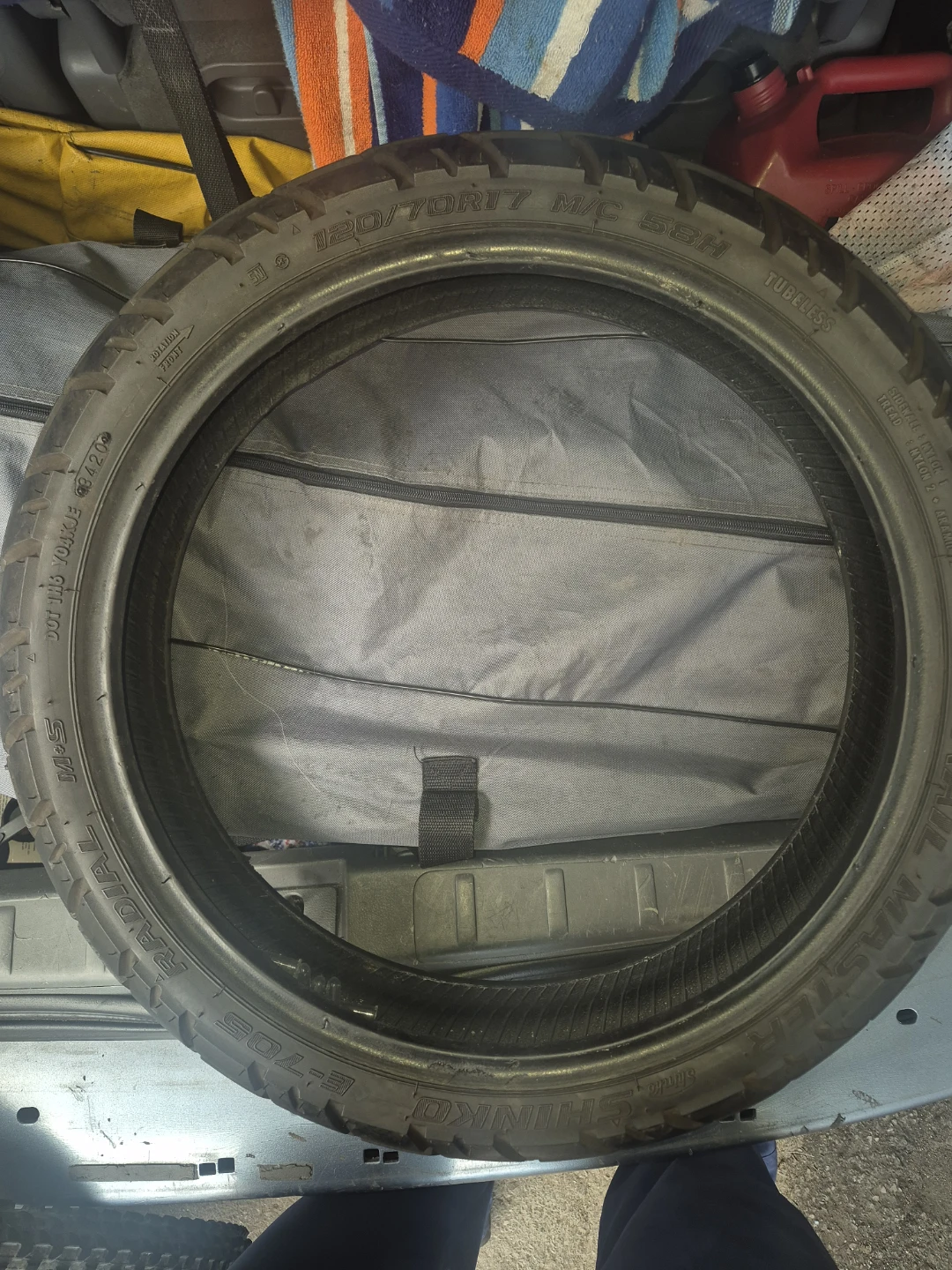 Shinko M57 Trail Master Motorcycle Tire 120/70R17