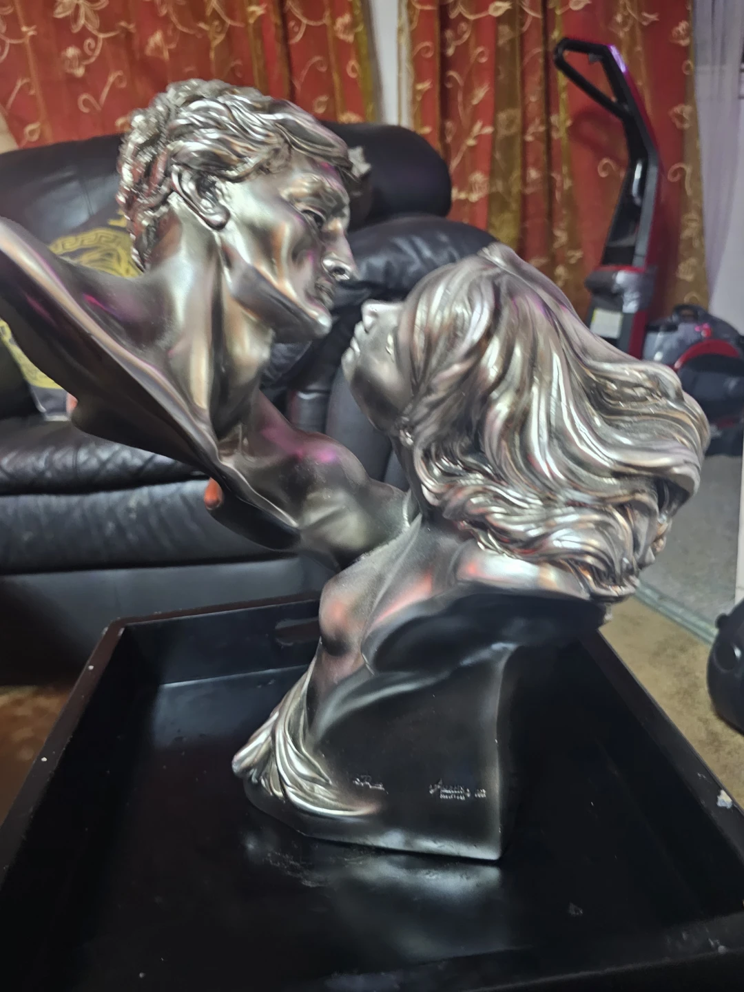 Silver Couple Sculpture