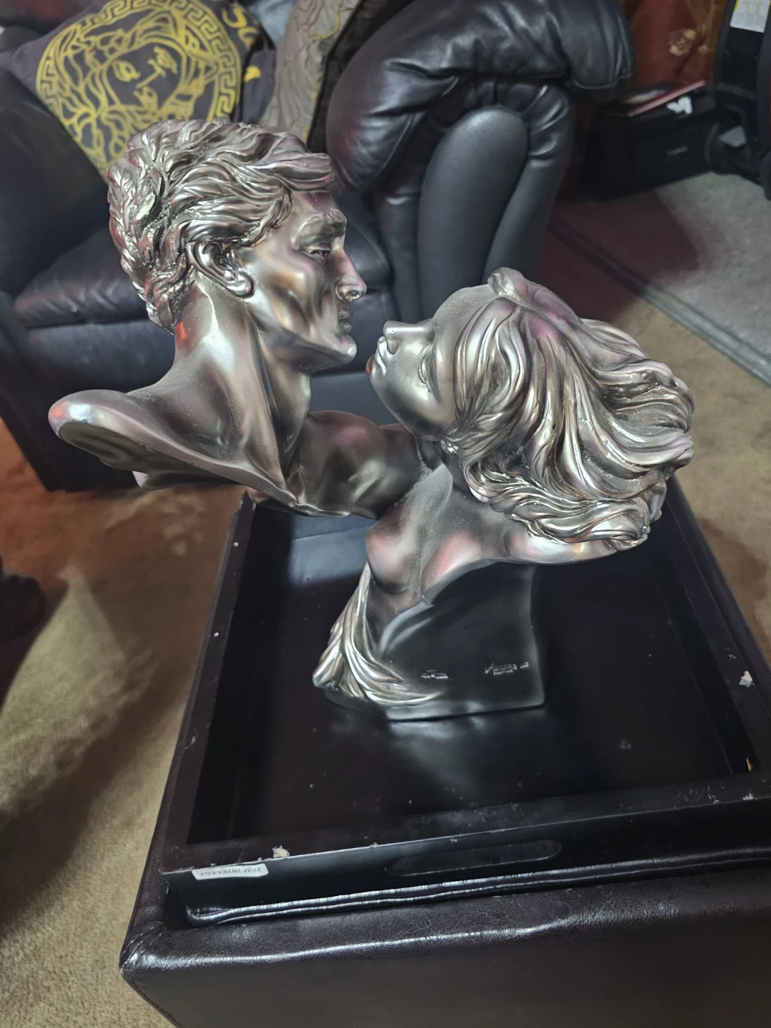Silver Couple Sculpture - photo 2