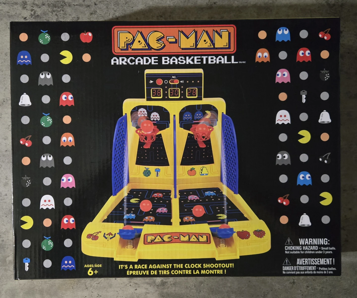 Pac-Man Arcade Basketball Game