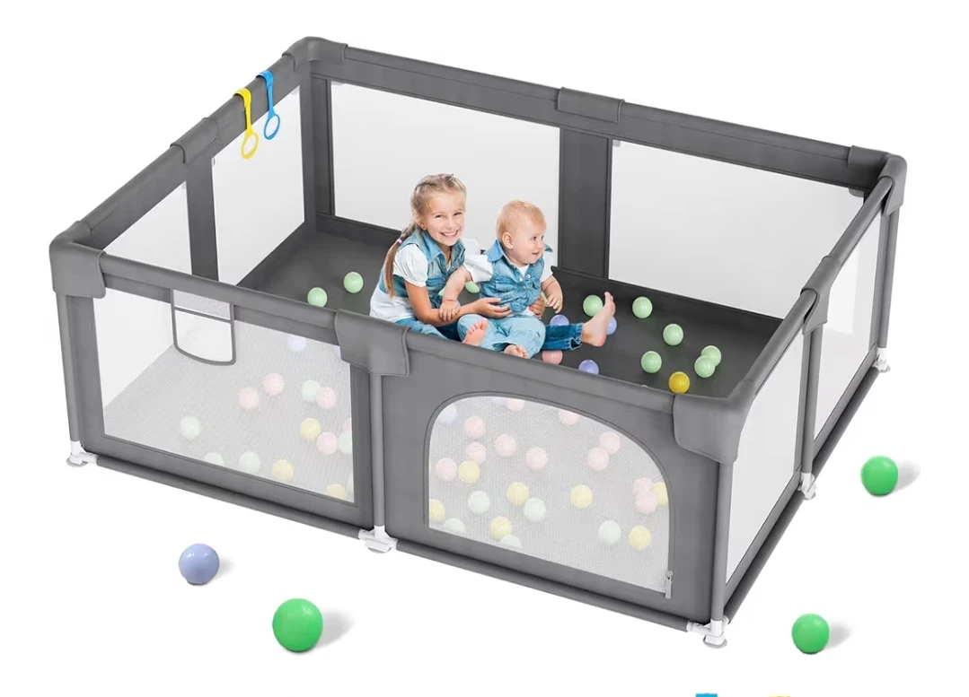 YOBEST Large Playpen with mat