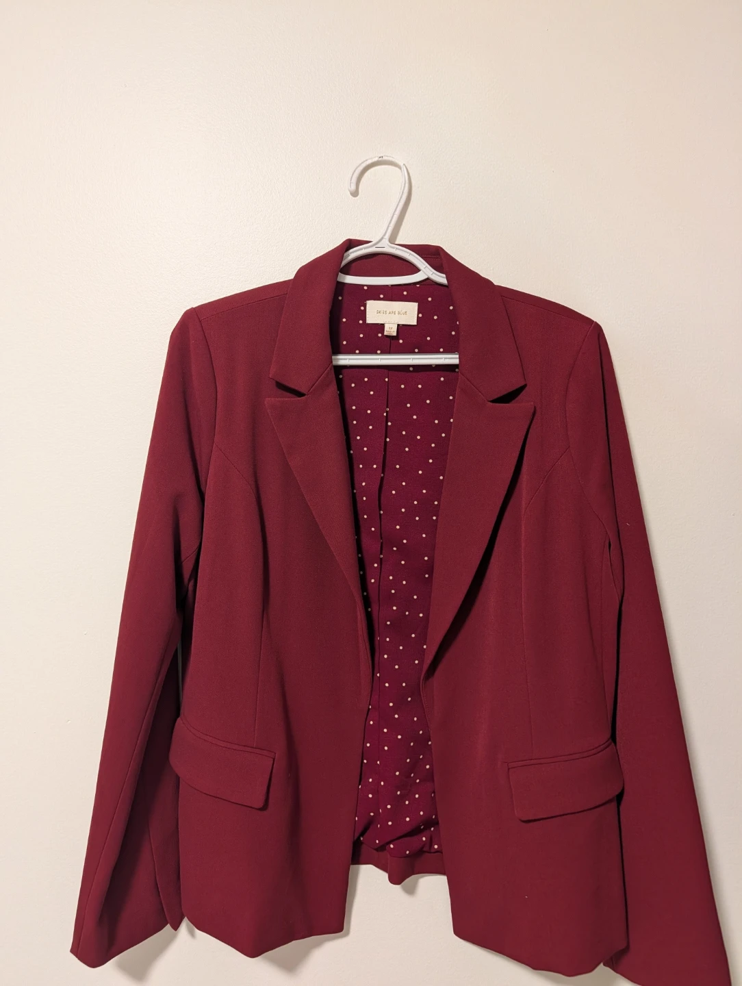Women's Maroon Blazer | Brand new