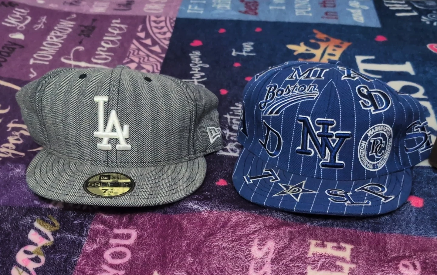 New Era 59FIFTY LA Dodgers & MLB All Over Print Fitted Hats
