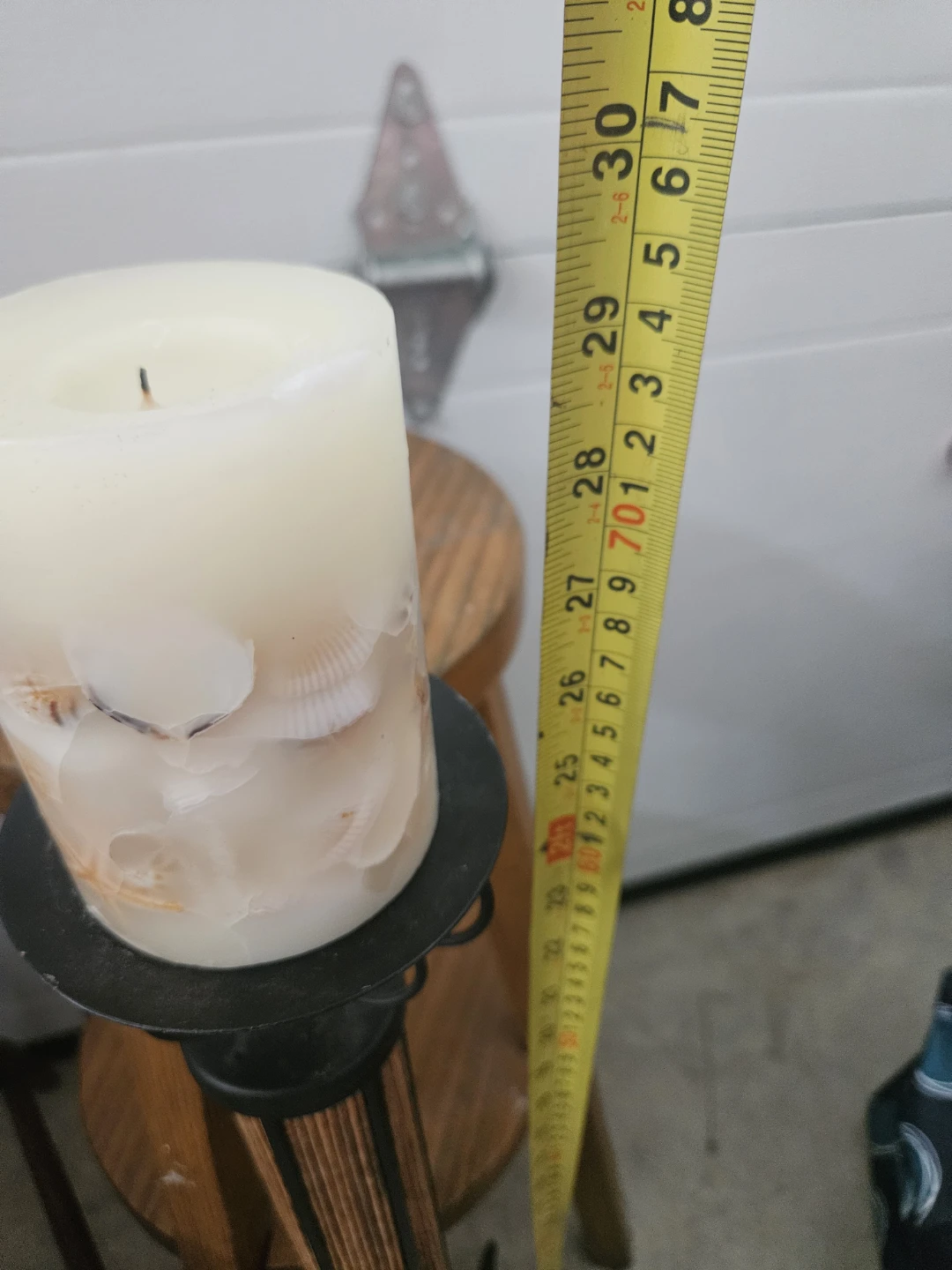 Decorative Candle with Seashells - photo 3