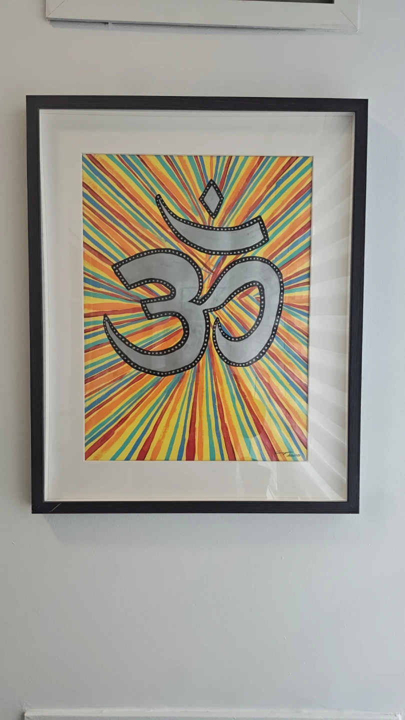 Framed Om Symbol Wall Art