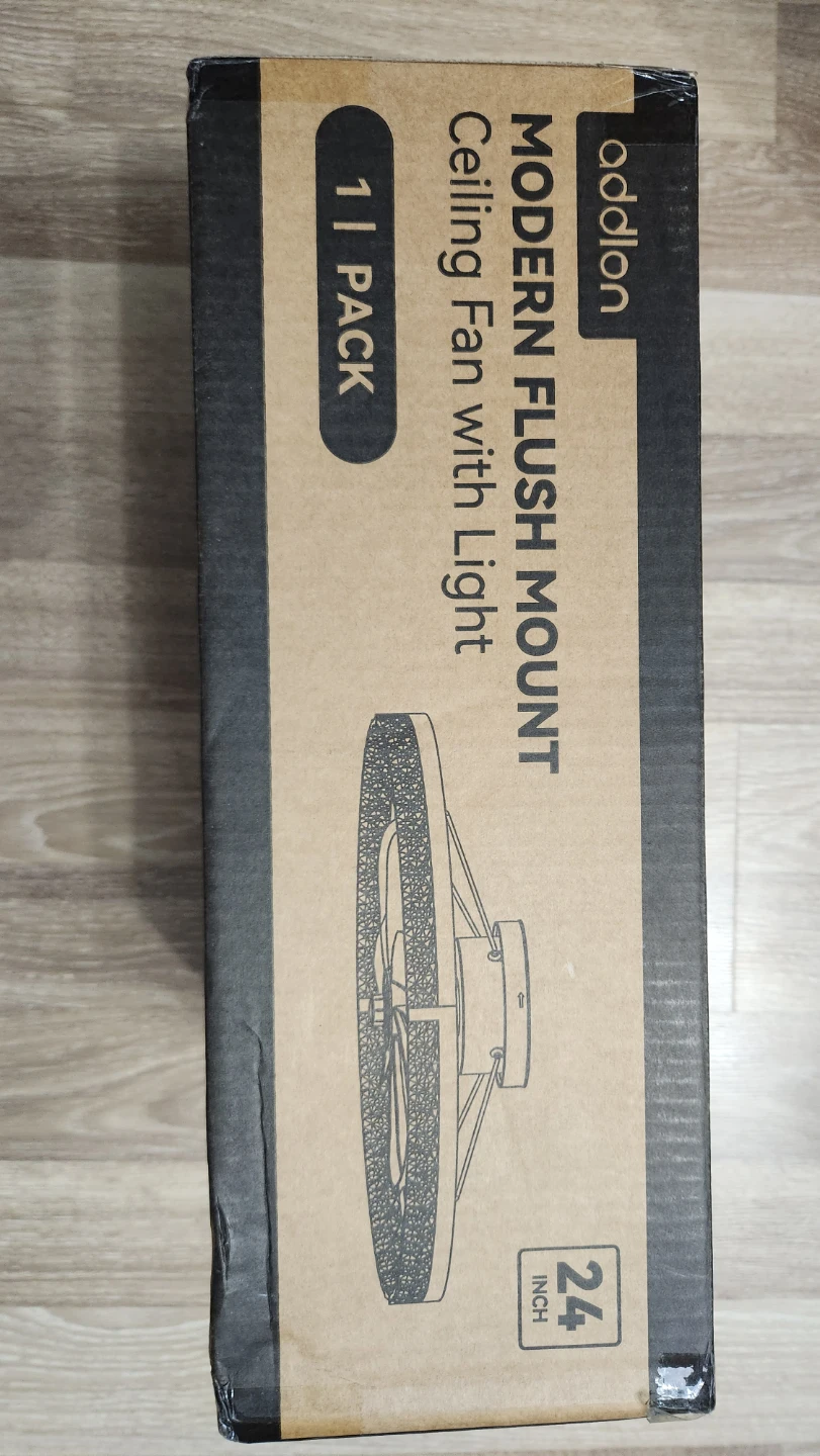 Addlon Modern Flush Mount Ceiling Fan with Light - photo 3