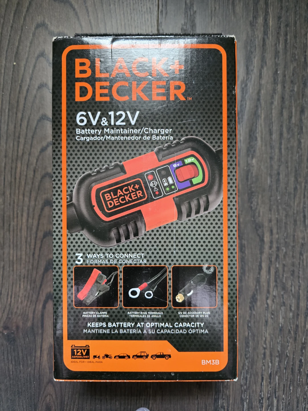 BLACK+DECKER 6V & 12V Battery Maintainer/Charger