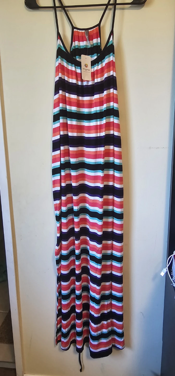 Thyme Striped Maxi Dress - photo 4