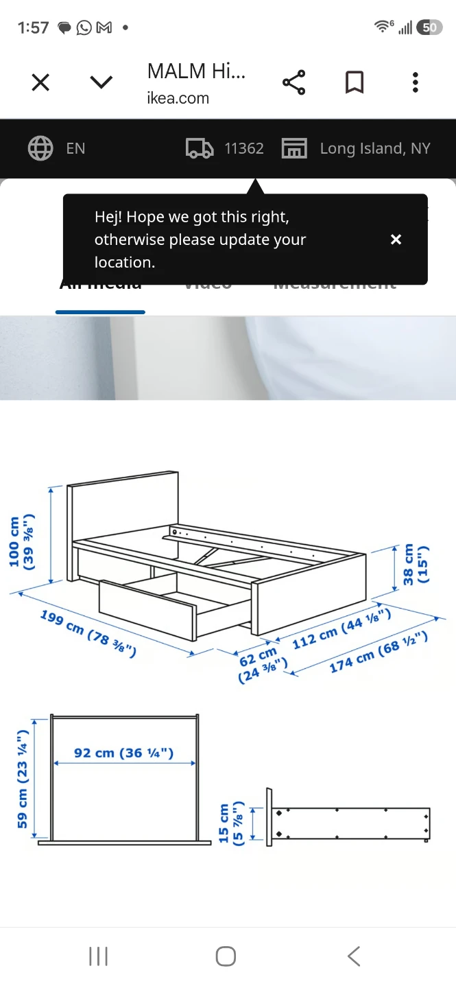 White Twin Bed Frame - photo 4