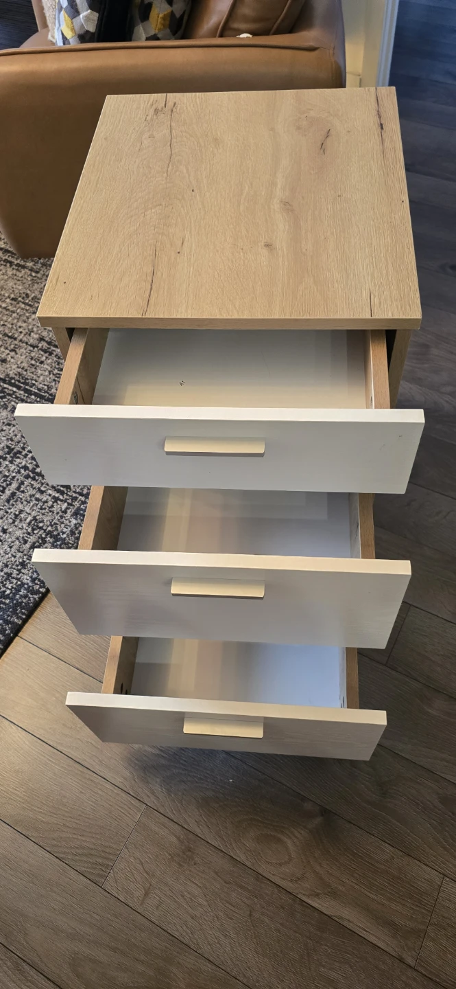 Structube Mick Filing Cabinet - Oak - photo 2