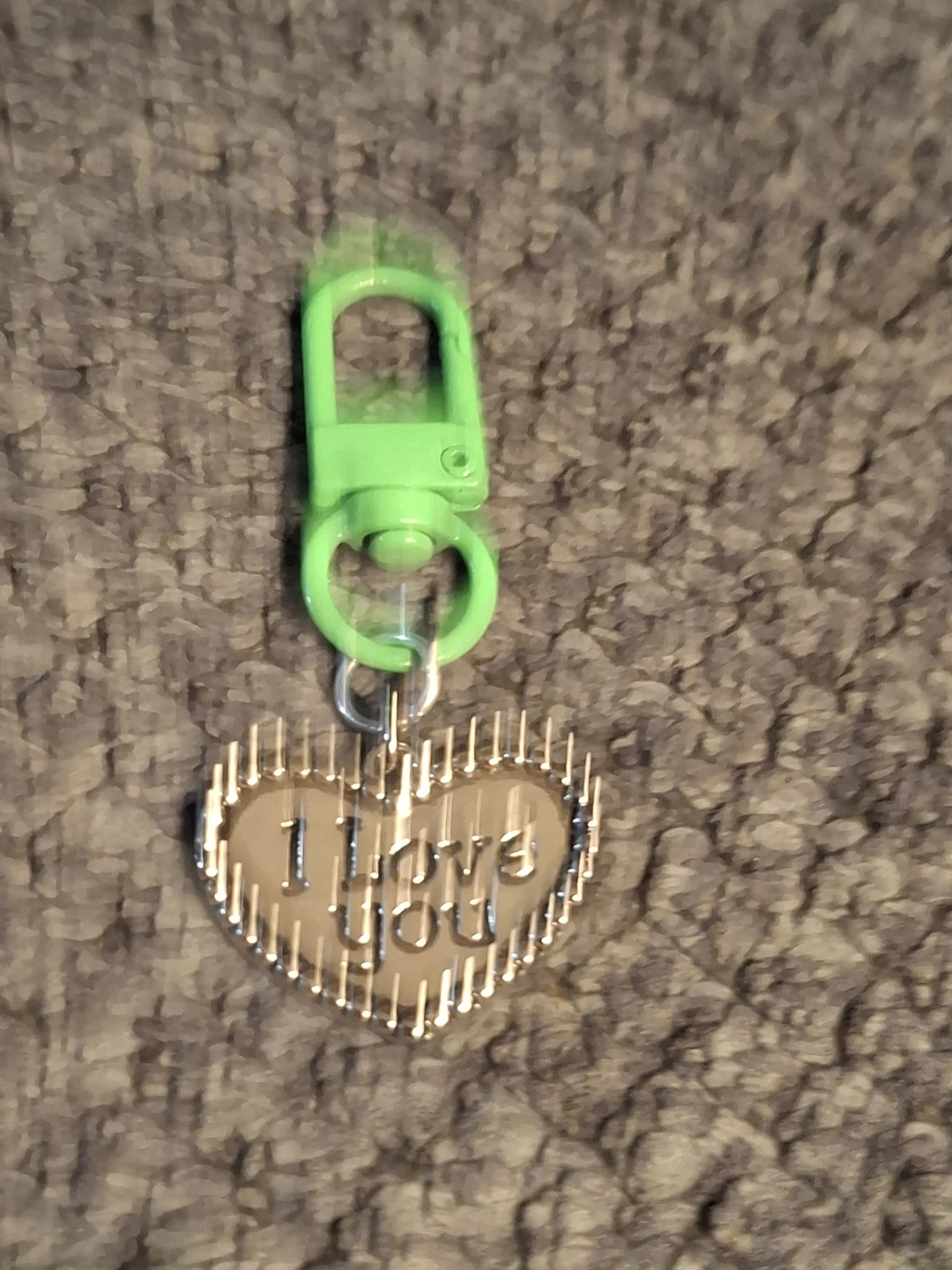 Heart "I Love You" Keychain