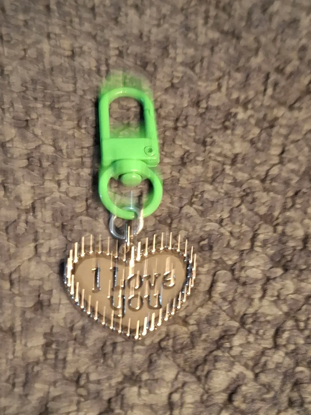 Heart "I Love You" Keychain