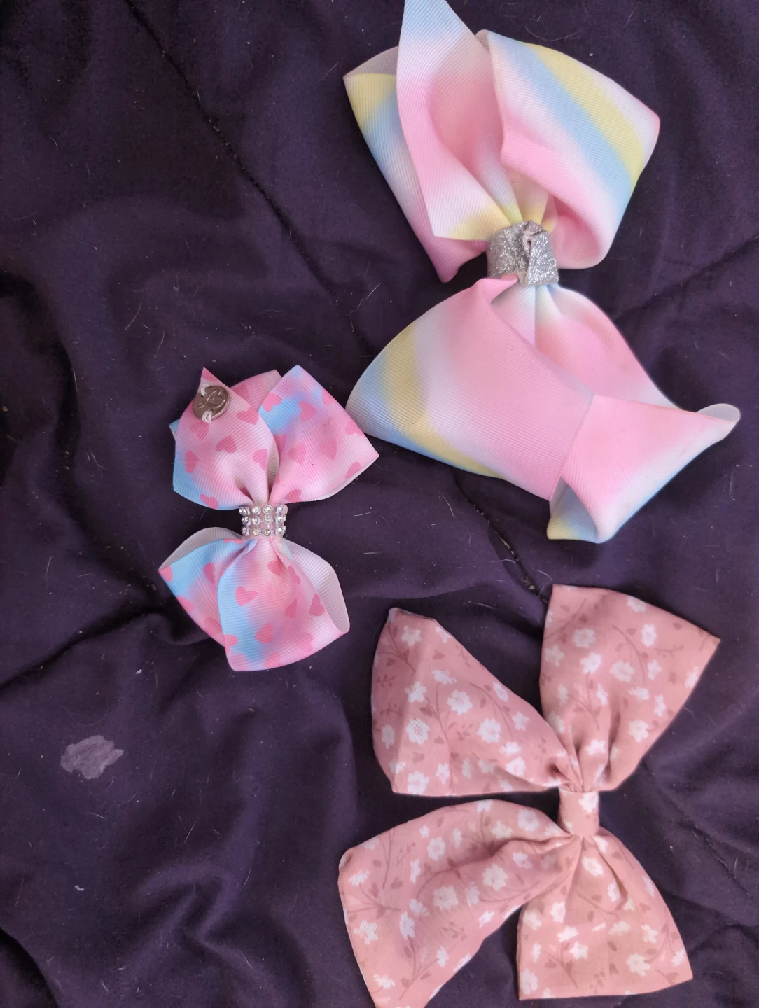 Set of 4 Cute Hair Bows