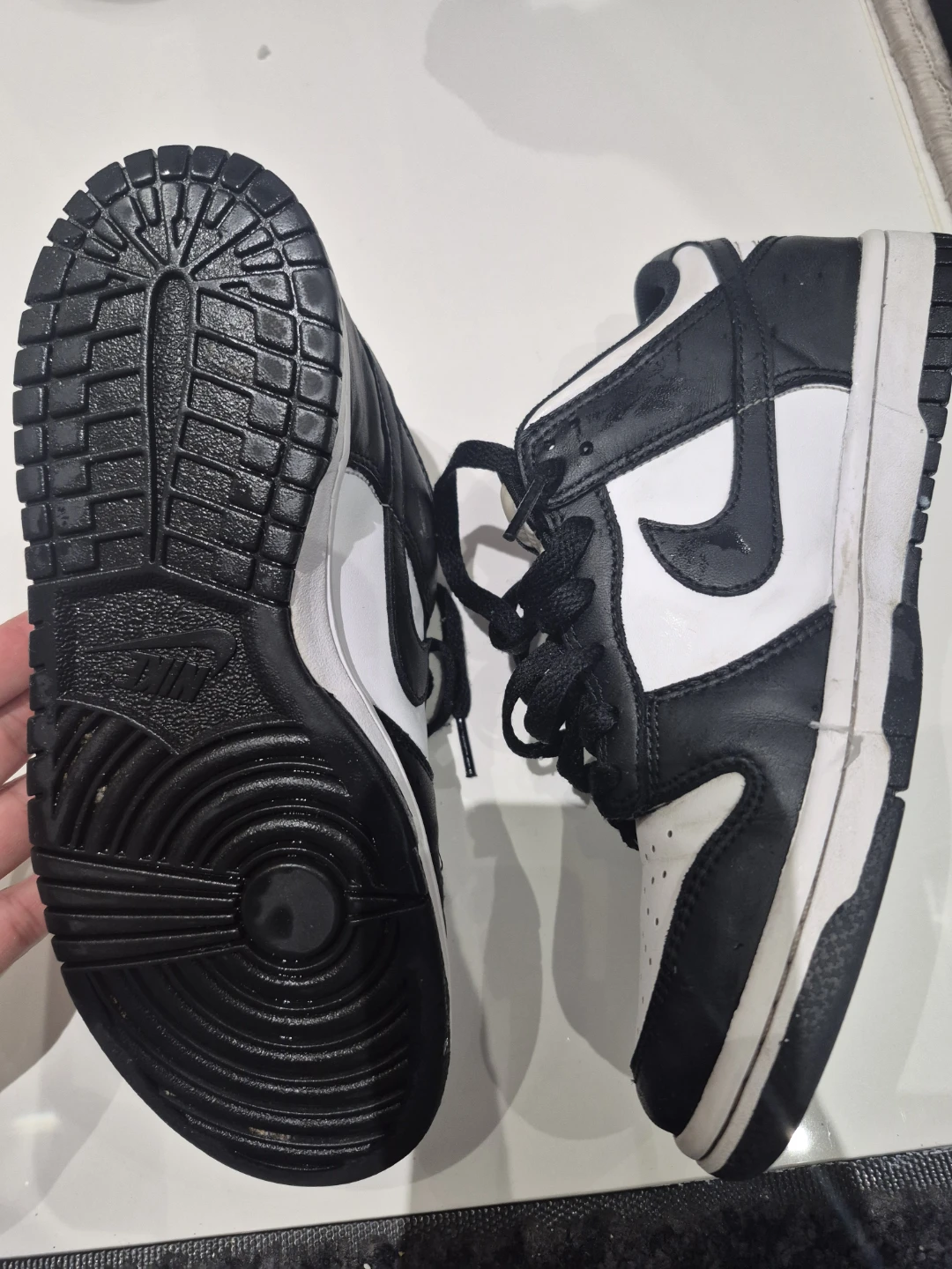 Nike Dunk Low GS Black White Sneakers - photo 2