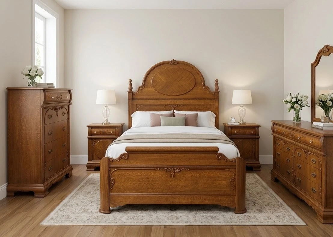 Vintage Solid Bedroom Set – American Drew