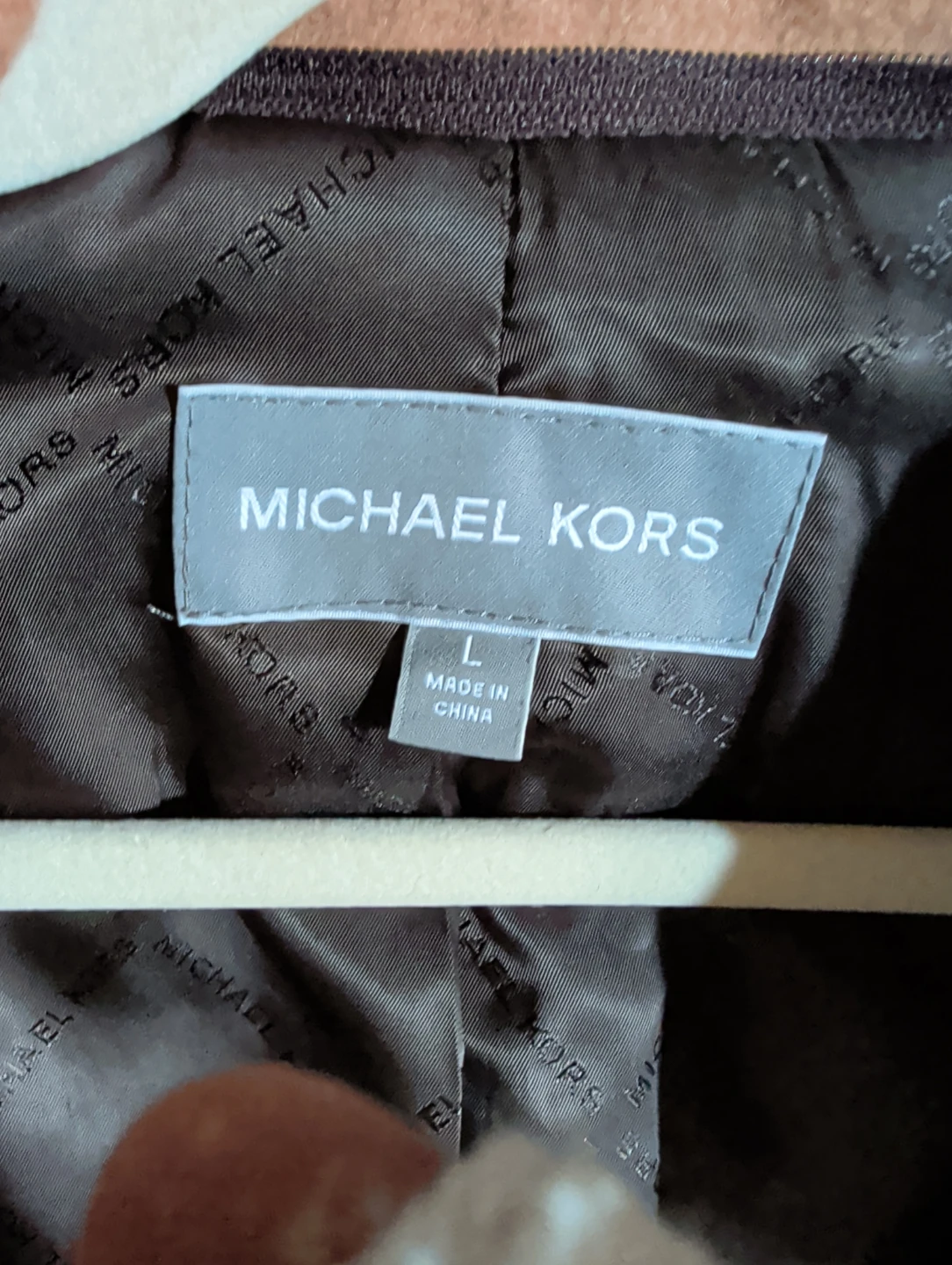 MMichael Kors Camel Wool Blend Men's Blazer Coat - Size L - photo 2