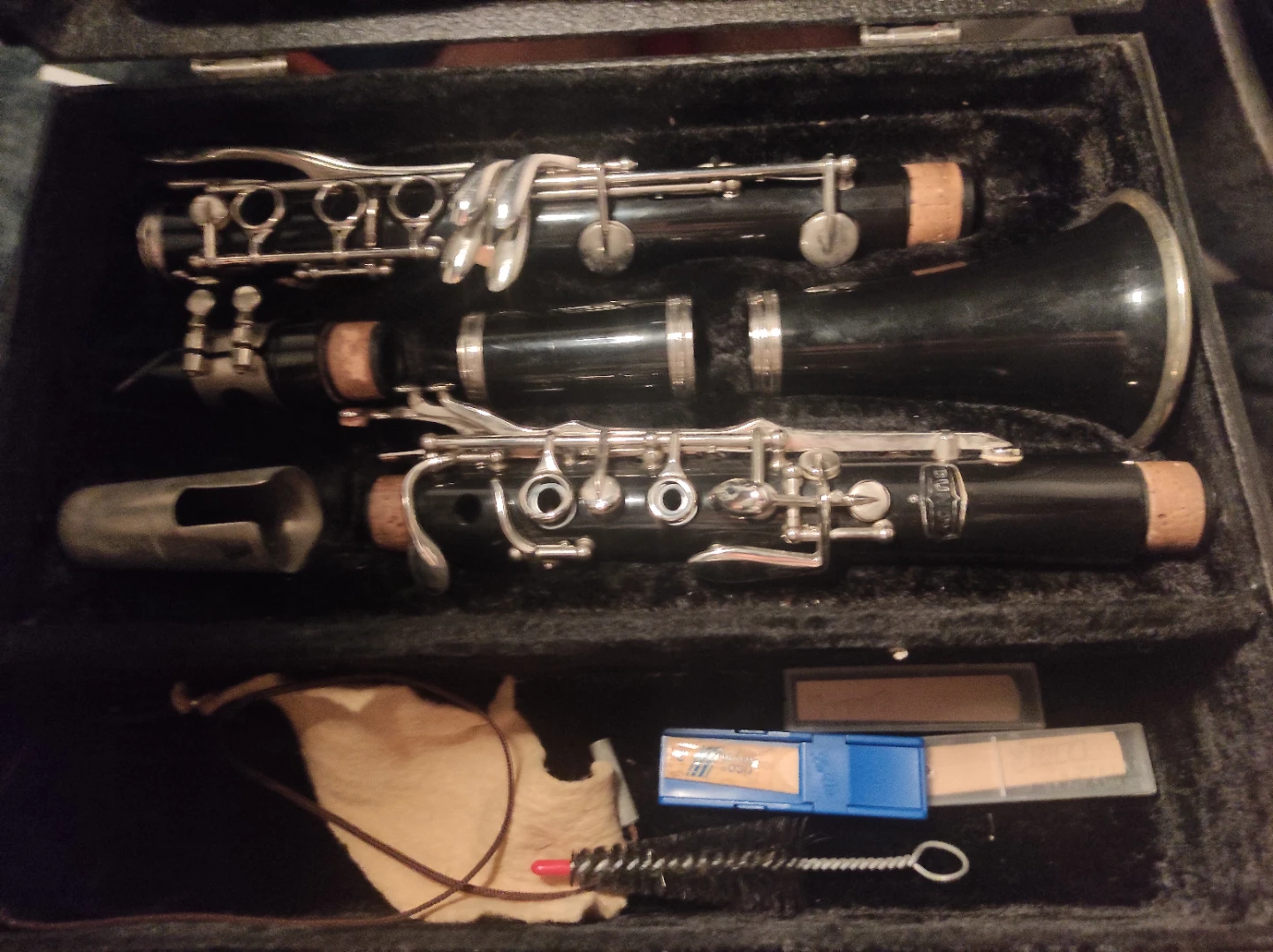 Clarinet with Case and Accessories