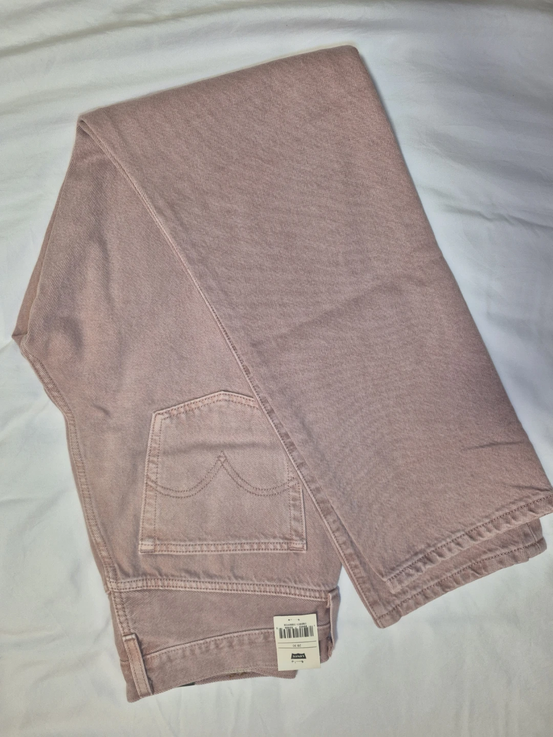 New Levi's 501 Original Fit Jeans - Light Pink - photo 2