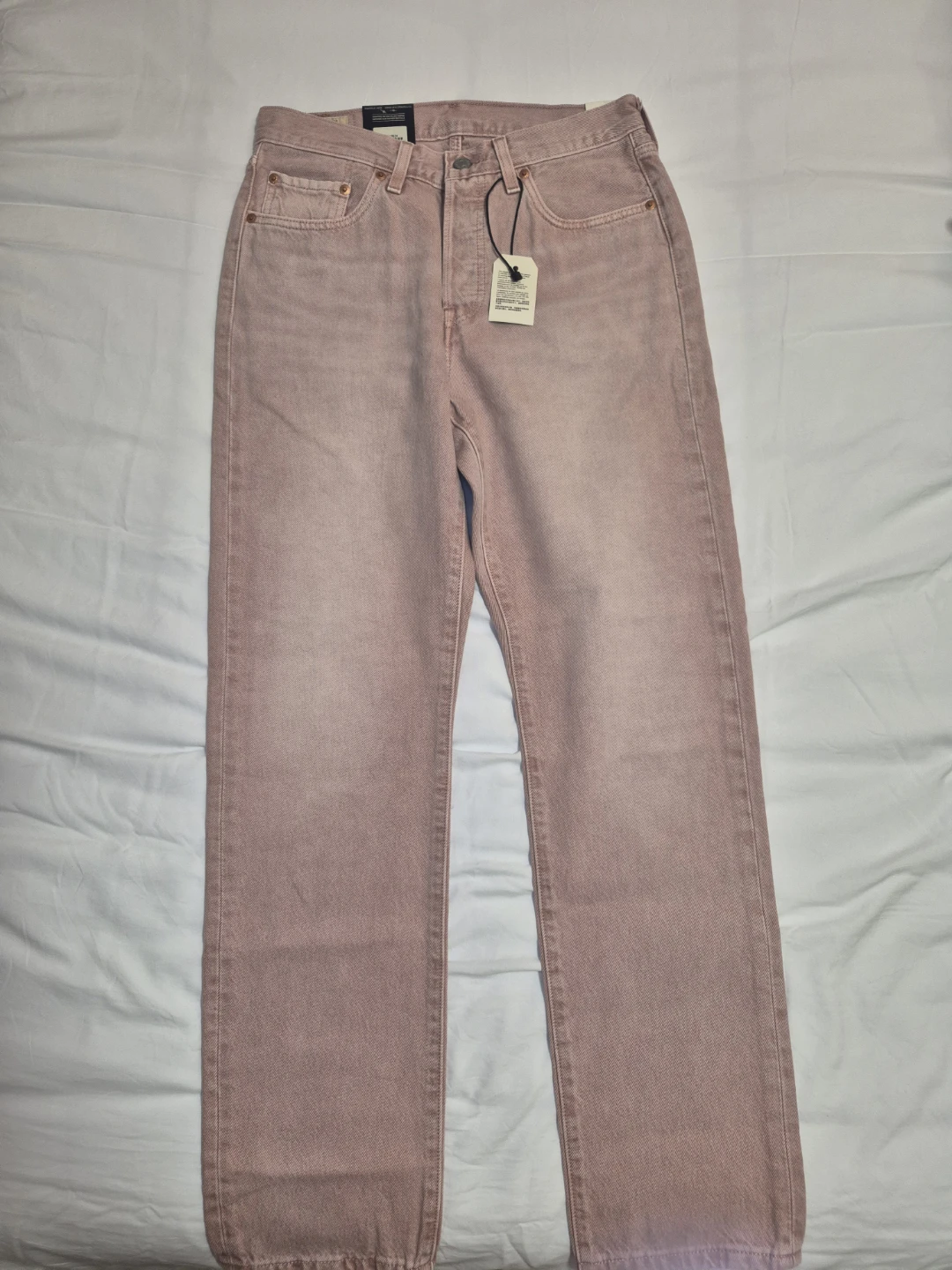 New Levi's 501 Original Fit Jeans - Light Pink - photo 4