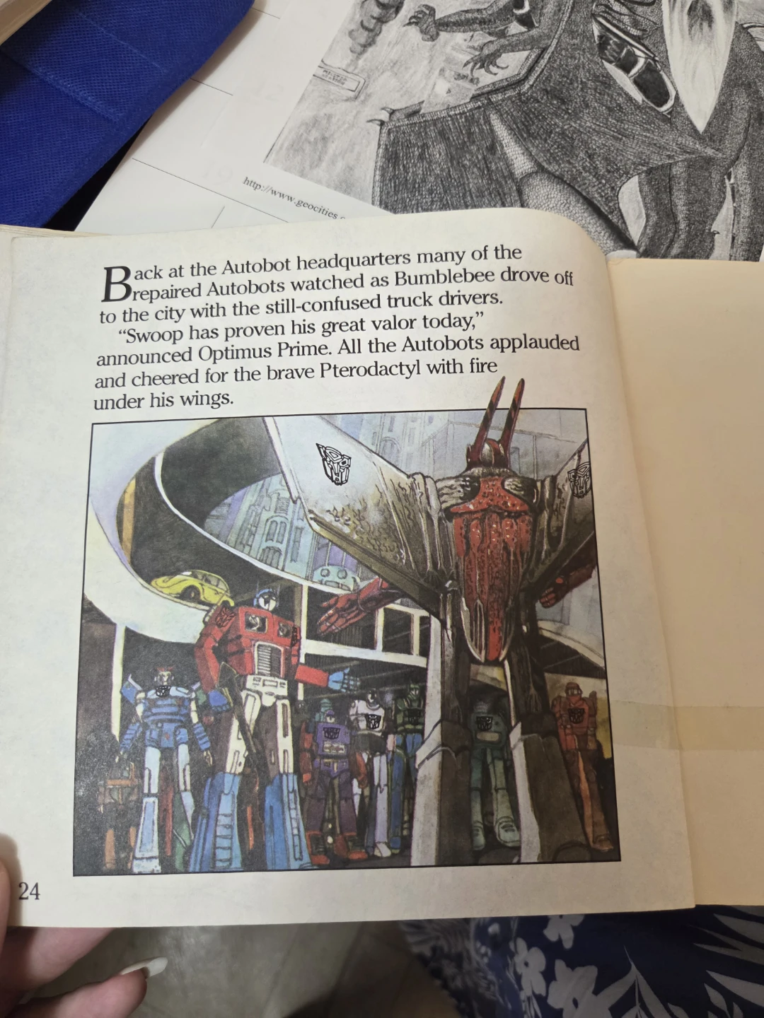 The Transformers: Decepticon Hijack Big Looker Storybook - photo 5