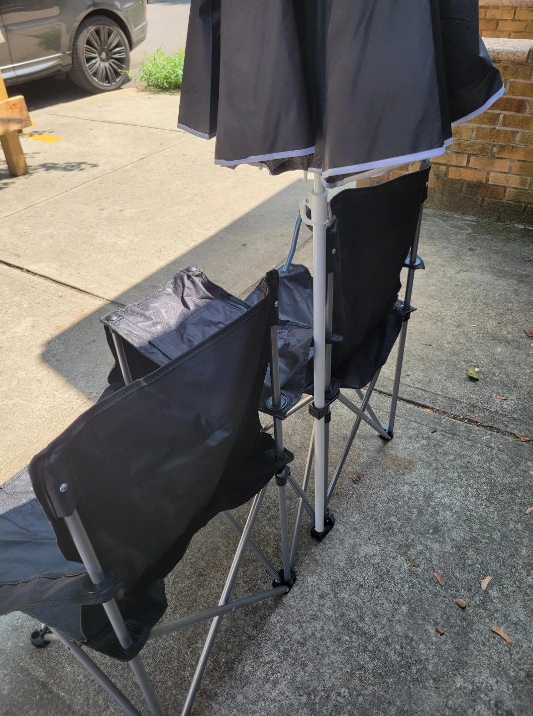 NEW Black Double Camping Chair with Cooler - photo 4
