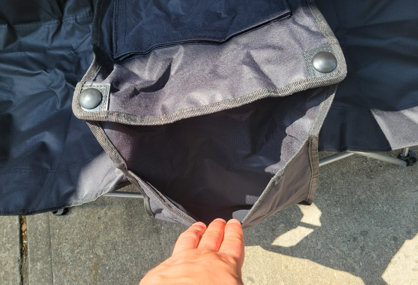 NEW Black Double Camping Chair with Cooler - photo 5
