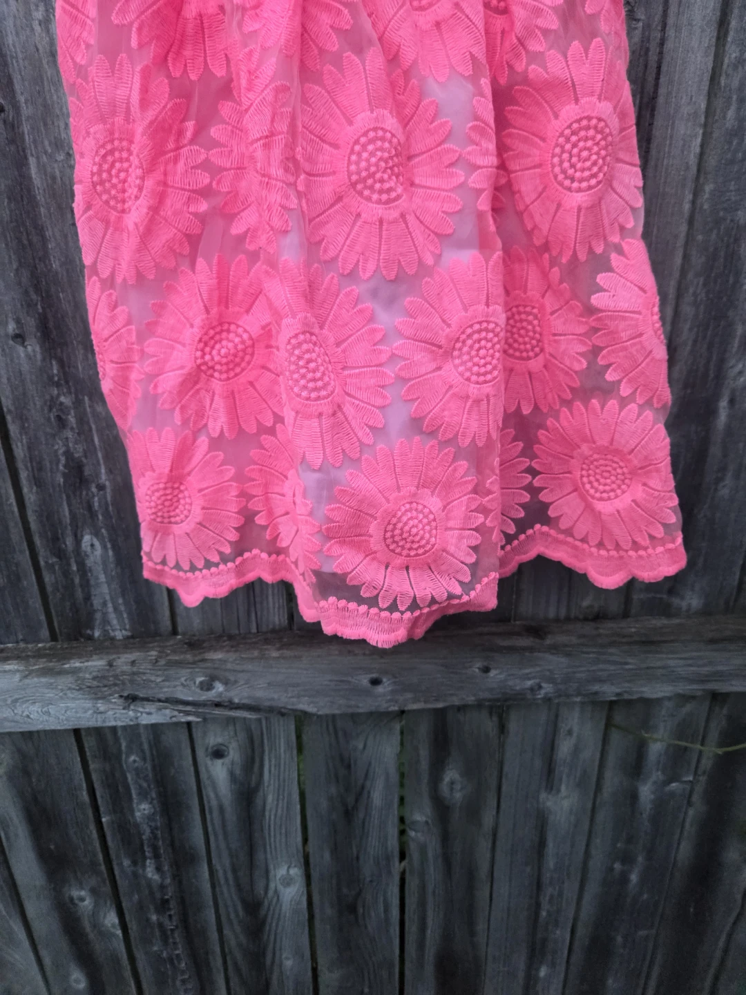 Justice Girls Pink Floral Lace Dress - photo 3