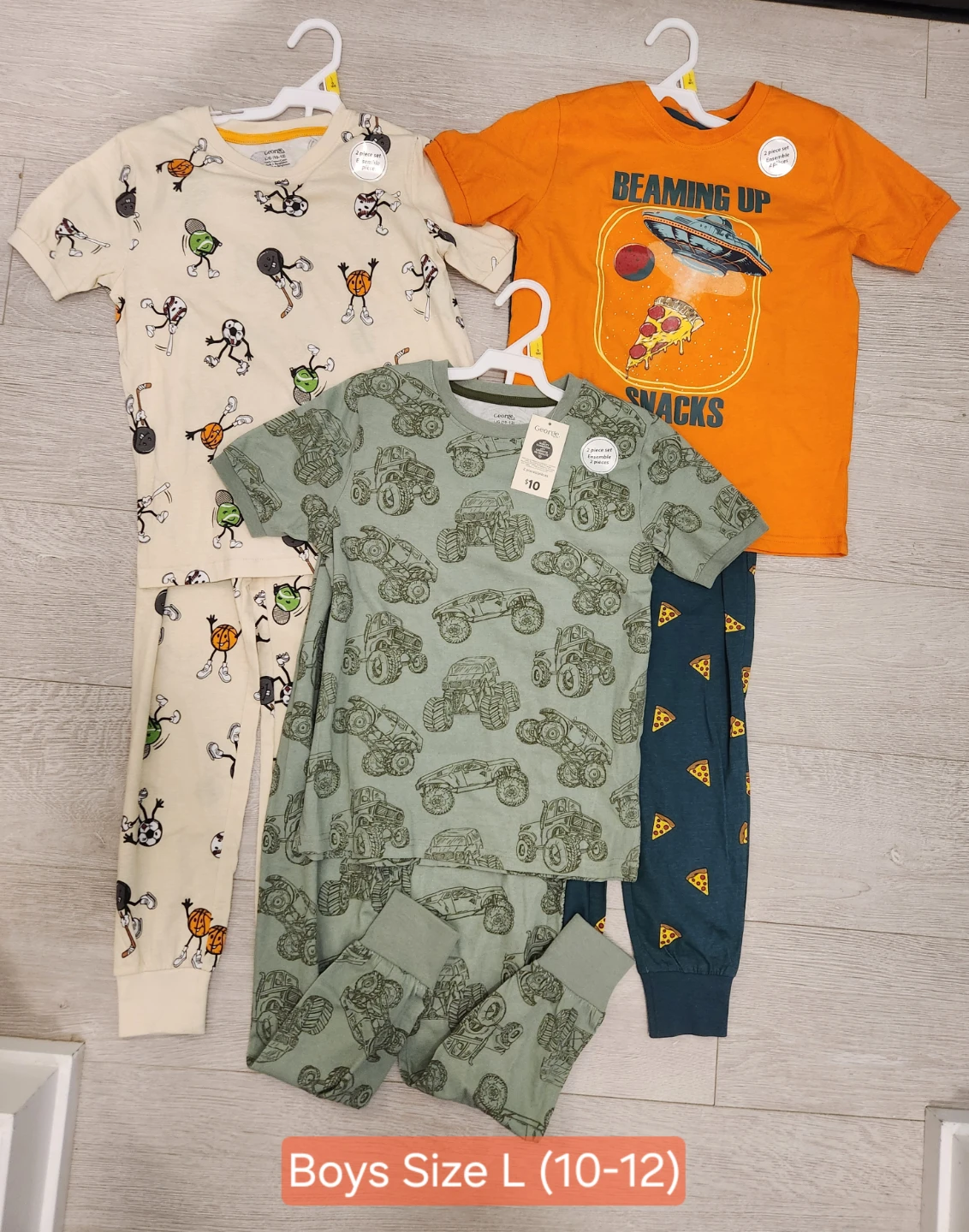 NEW Boys 10-12 Pajama Sets