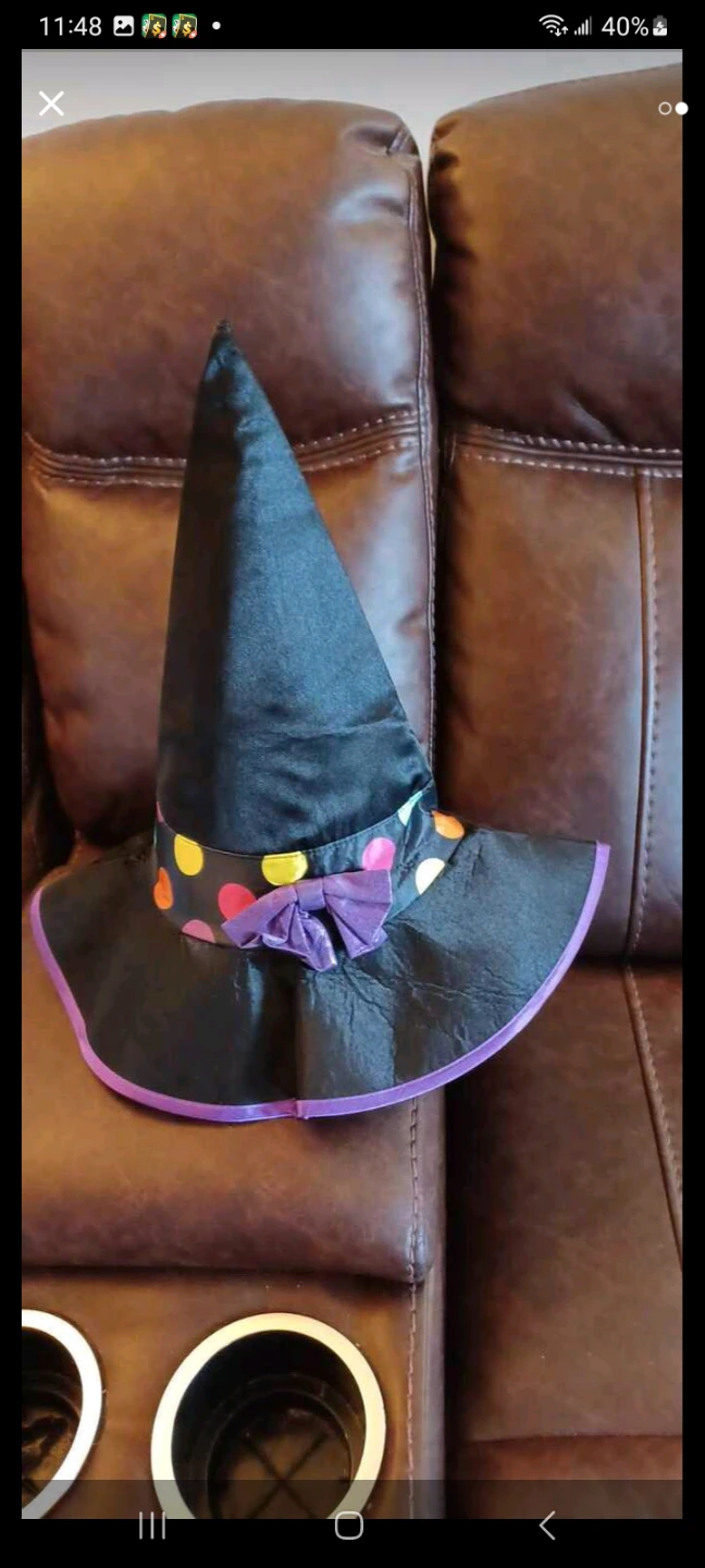 Kids Witch Costume Hat and Dress - photo 2