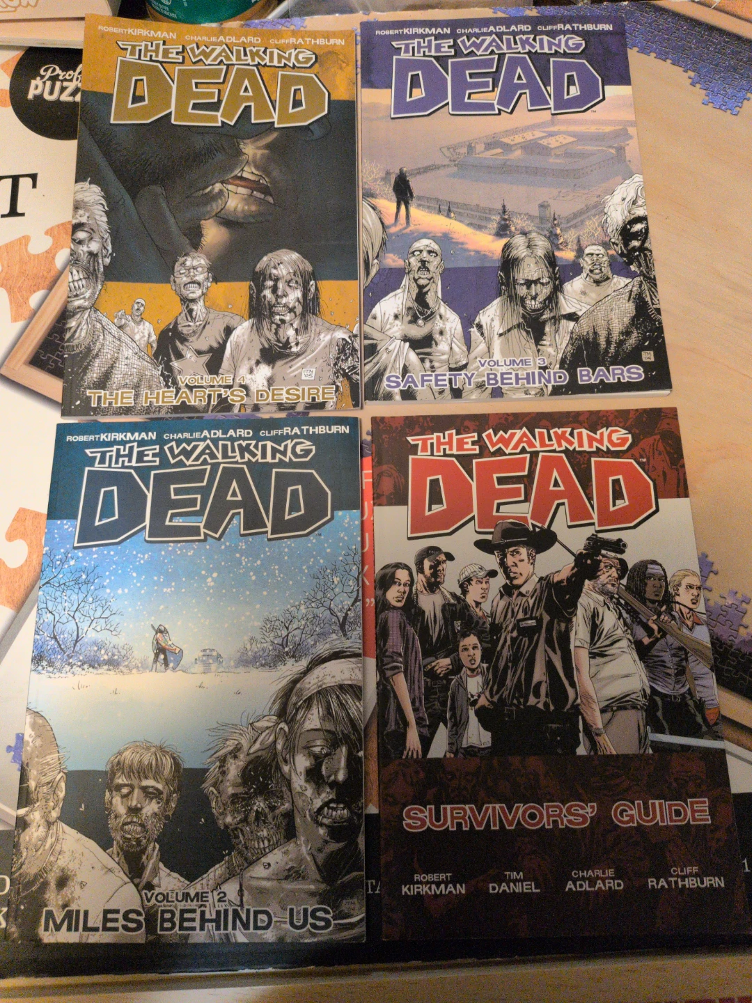 The Walking Dead Comics - Volumes 2, 3, 4 & Survivors' Guide