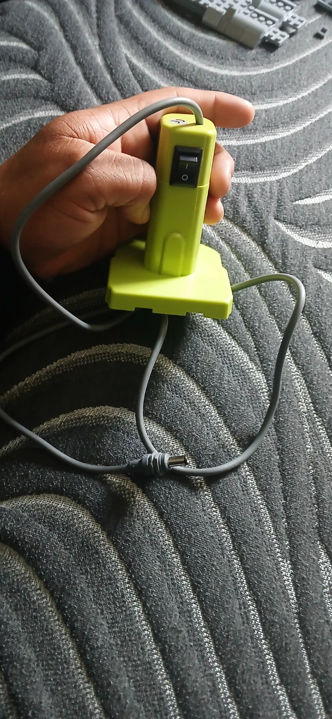 Green Power Tool Battery Charger Base